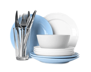 Crockery & Cutlery Set