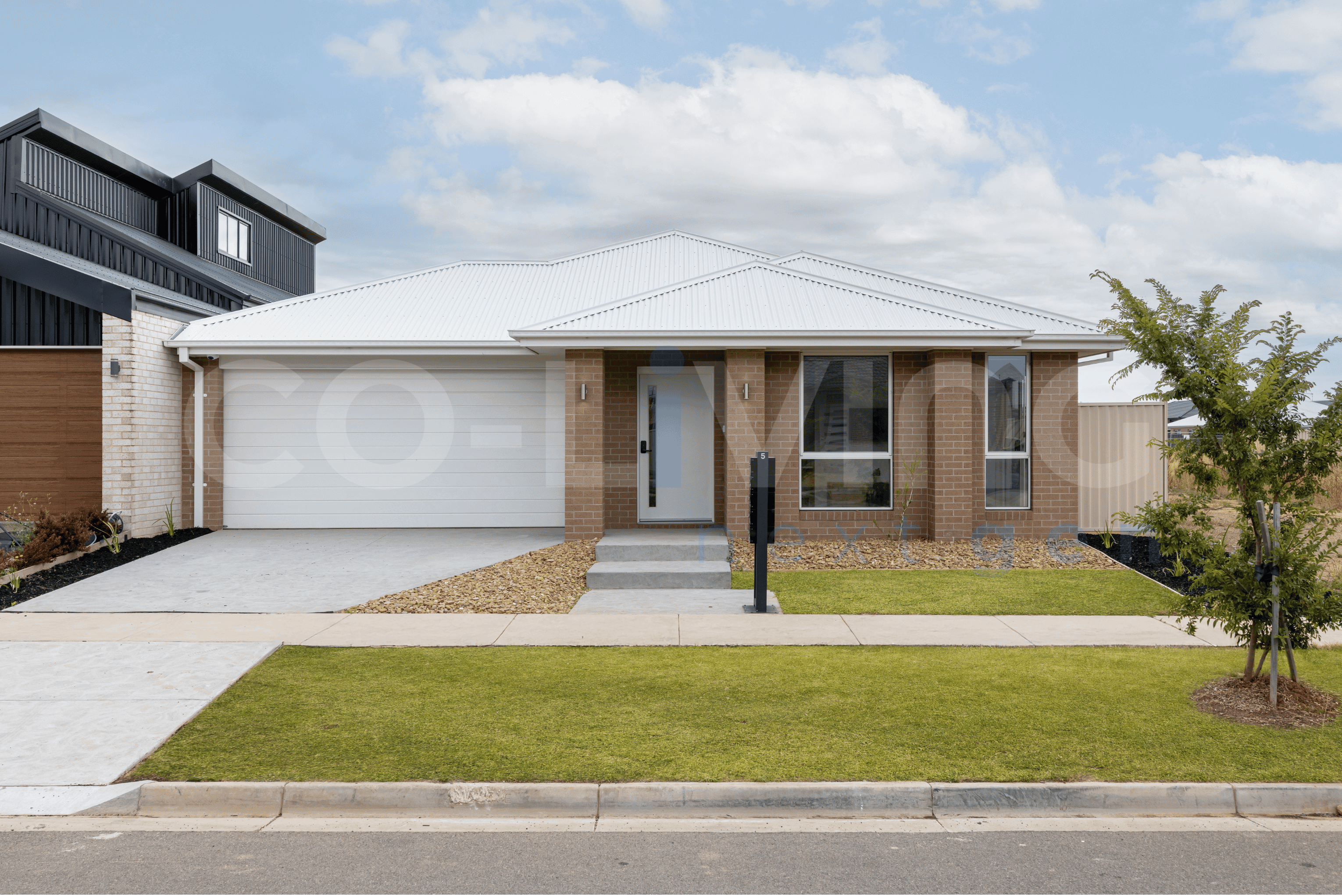 Modern purpose-built co-living home exterior