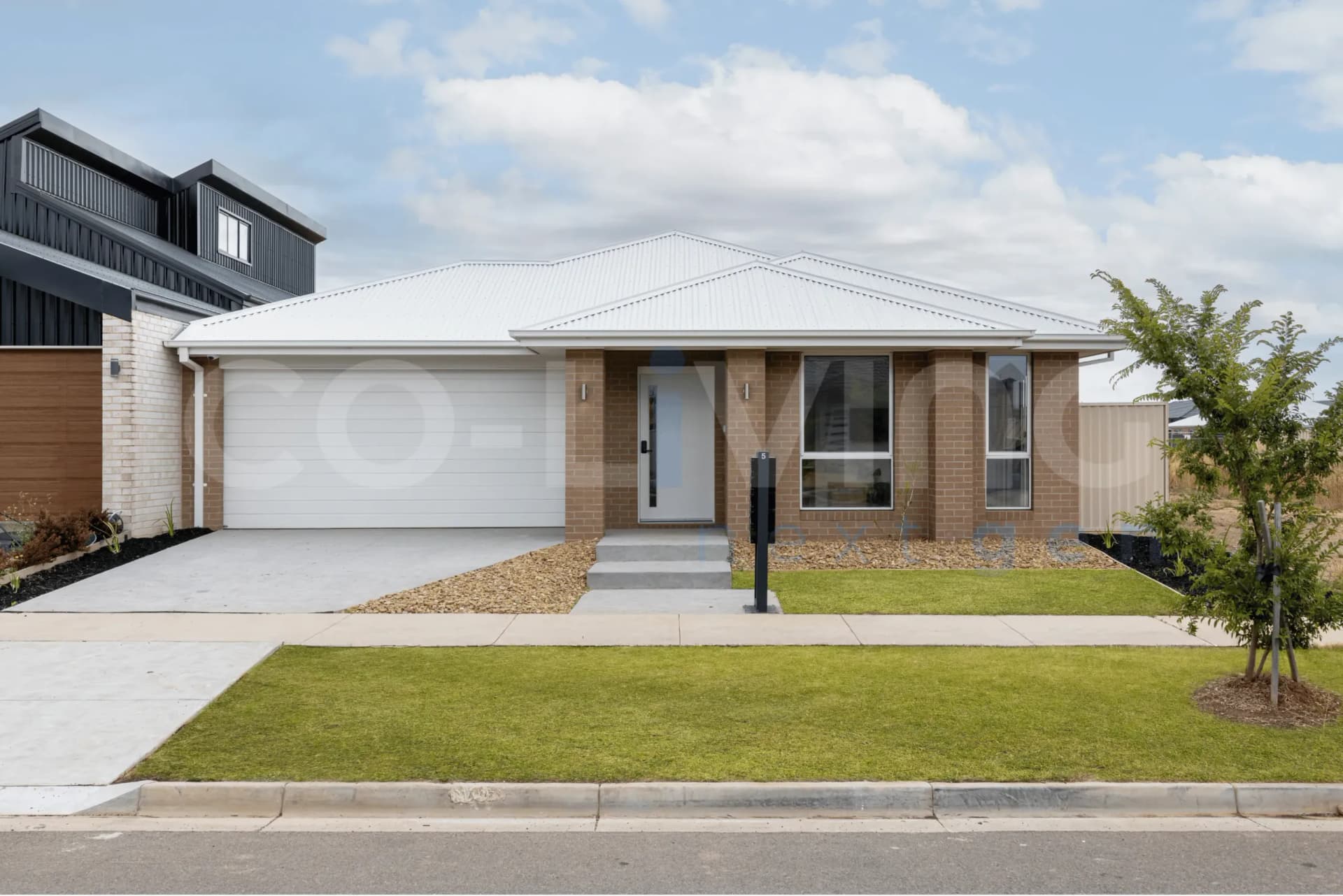 Modern purpose-built co-living home exterior