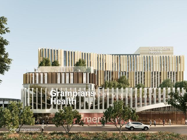 Grampians Health hospital facility in Ballarat