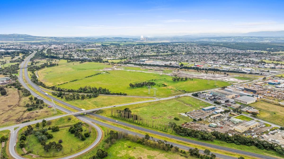 Aerial view of Latrobe Valley